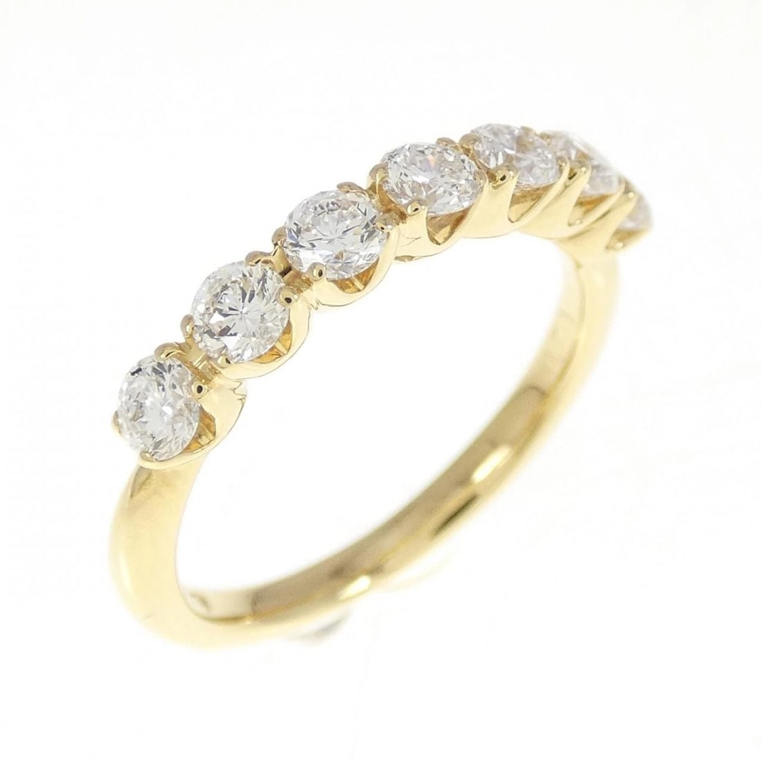 K18YG DIAMOND RING: K18YG Diamond Ring Brand: Unbranded Type: Diamond ring Material: K18 yellow gold, Color: yellow gold Size: US 5 1/2 Accessories: None Accessories Notice: When purchasing pre-owned goods,