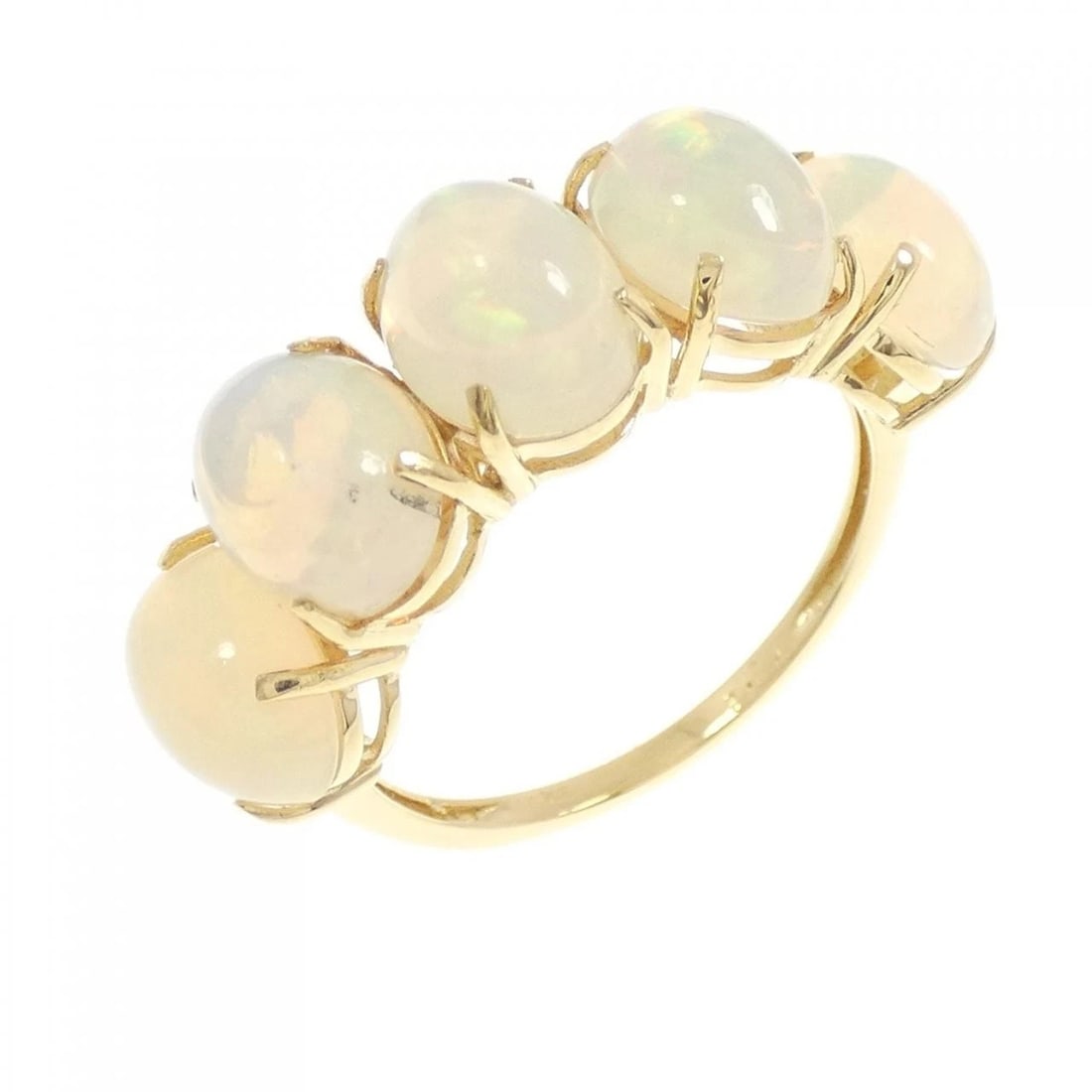 K18YG OPAL RING 3.70CT: K18YG Opal Ring 3.70CT Brand: Unbranded Type: opal ring Material: K18 yellow gold, Main Stone/Creation Opal Color: yellow gold Size: US 8.5 Accessories: None Accessories Notice: When