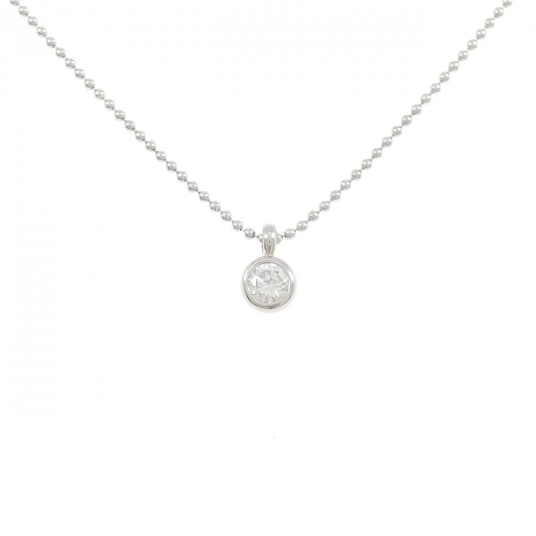 PT900/PT850 DIAMOND NECKLACE: PT900/PT850 Diamond Necklace Brand: Unbranded Type: Diamond Necklace Material: PT900/PT850, Main Stone/Creation natural Color: NONE Size: 40cm Actual Size Pendant length approx. x width