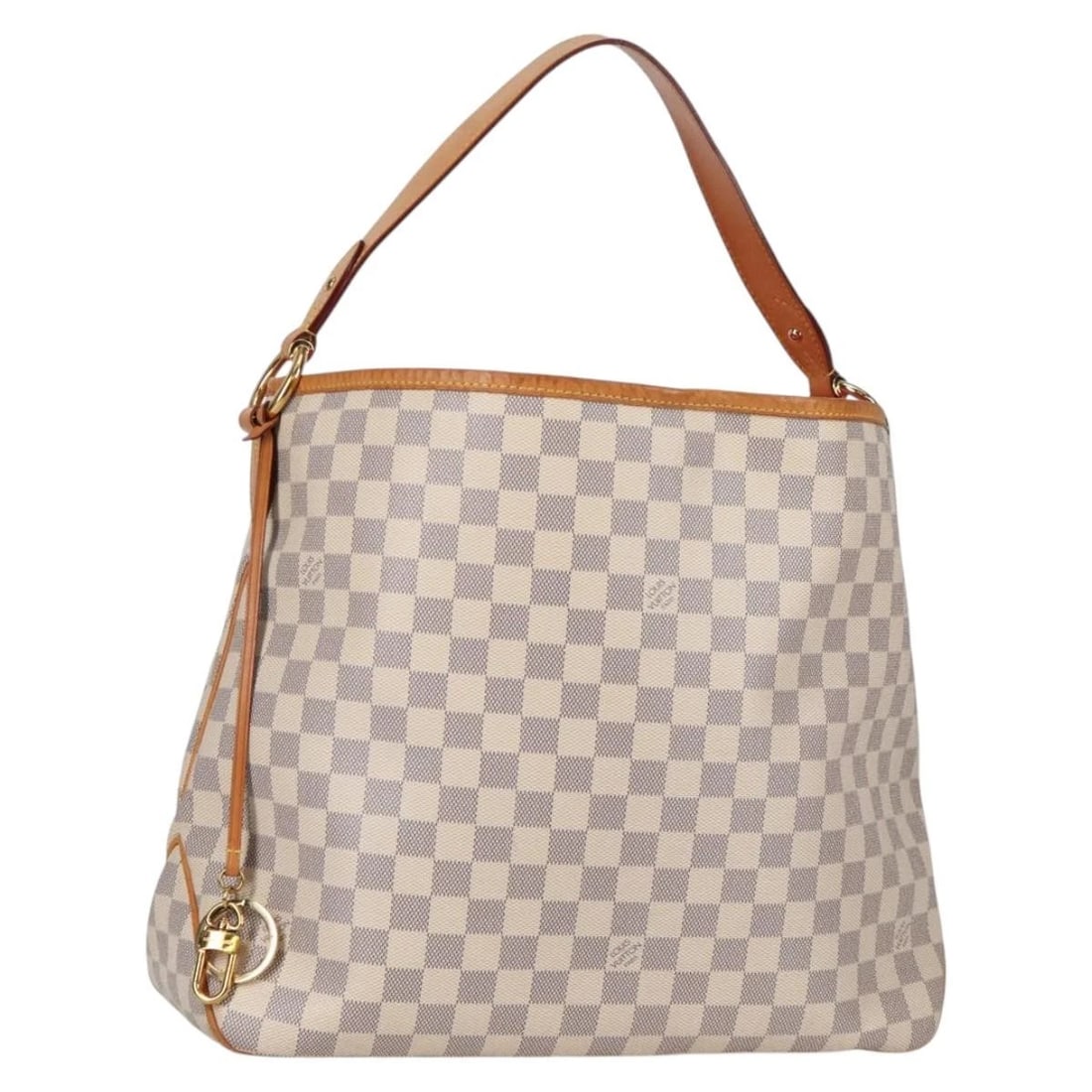 LOUIS VUITTON DAMIER AZUR DELIGHTFUL MM SHOULDER BAG: LOUIS VUITTON Damier Azur Delightful MM Shoulder Bag Brand: LOUIS VUITTON Type: Shoulder Bag Material: Damier Azur Canvas Color: Damier Azur Size: W16.5 x H13.0 x D5.9inch(Approx) Accessories: No