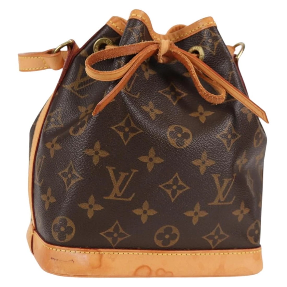 LOUIS VUITTON MONOGRAM MINI NOE HAND BAG: LOUIS VUITTON Monogram Mini Noe Hand Bag Brand: LOUIS VUITTON Type: Hand Bag Material: Monogram Canvas Color: Monogram Size: W7.9 x H8.7 x D5.9inch(Approx) Accessories: None Accessories No