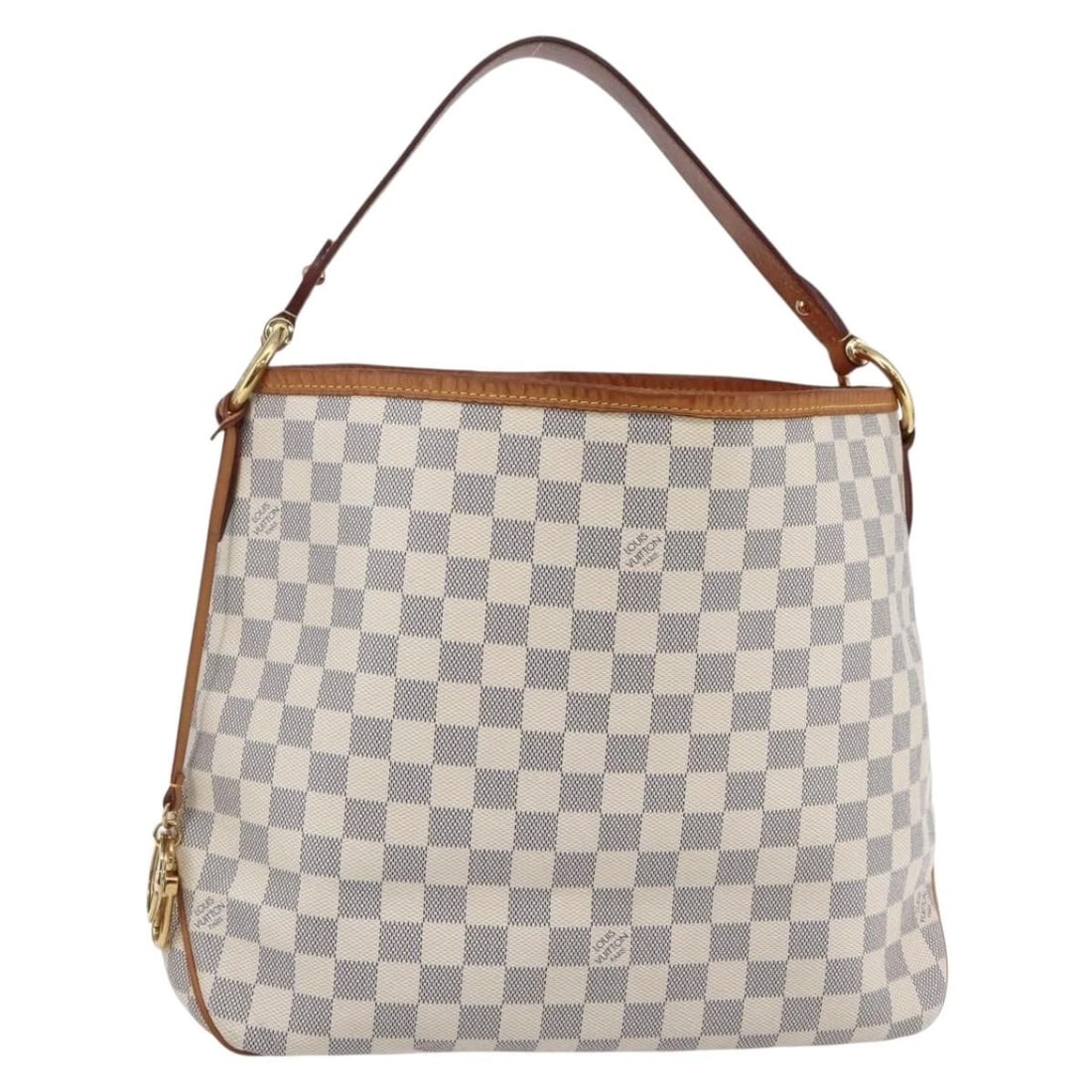 LOUIS VUITTON DAMIER AZUR DELIGHTFUL PM SHOULDER BAG: LOUIS VUITTON Damier Azur Delightful PM Shoulder Bag Brand: LOUIS VUITTON Type: Shoulder Bag Material: Damier Azur Canvas Color: Damier Azur Size: W15.0 x H11.0 x D4.7inch(Approx) Accessories: No