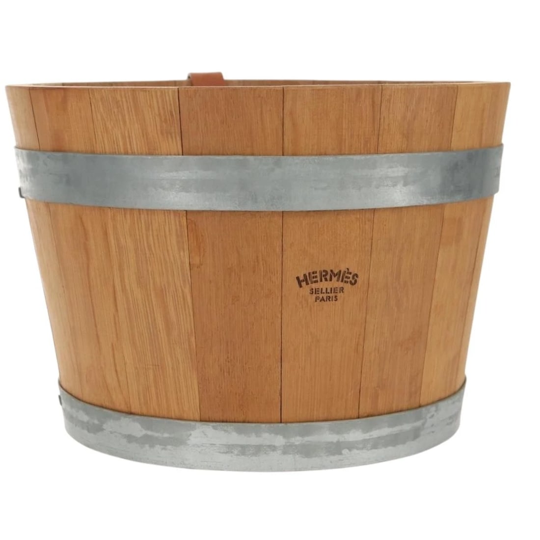 HERMES BUCKET GROOM HAND BAG WOOD BEIGE: HERMES Bucket Groom Hand Bag Wood Beige Brand: HERMES Type: Hand Bag Material: Wood Color: Beige Size: W12.6 x H8.3 x D12.6inch(Approx) Accessories: None Accessories Notice: When purchasin