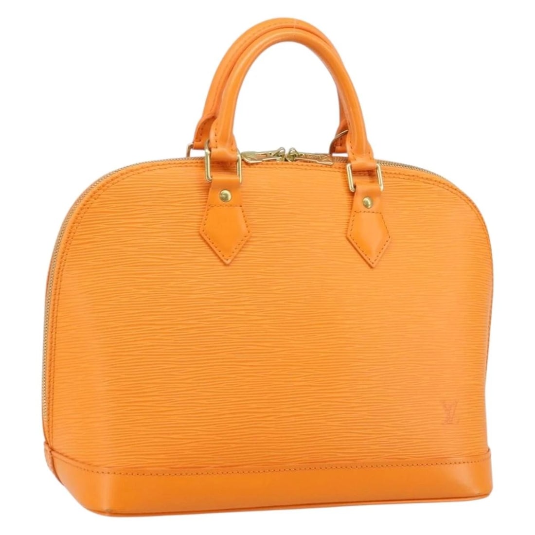 LOUIS VUITTON EPI ALMA HAND BAG ORANGE MANDARIN: LOUIS VUITTON Epi Alma Hand Bag Orange Mandarin Brand: LOUIS VUITTON Type: Hand Bag Material: Epi Leather Color: Orange/Mandarin Size: W12.2 x H9.4 x D6.7inch(Approx) Accessories: None Acc
