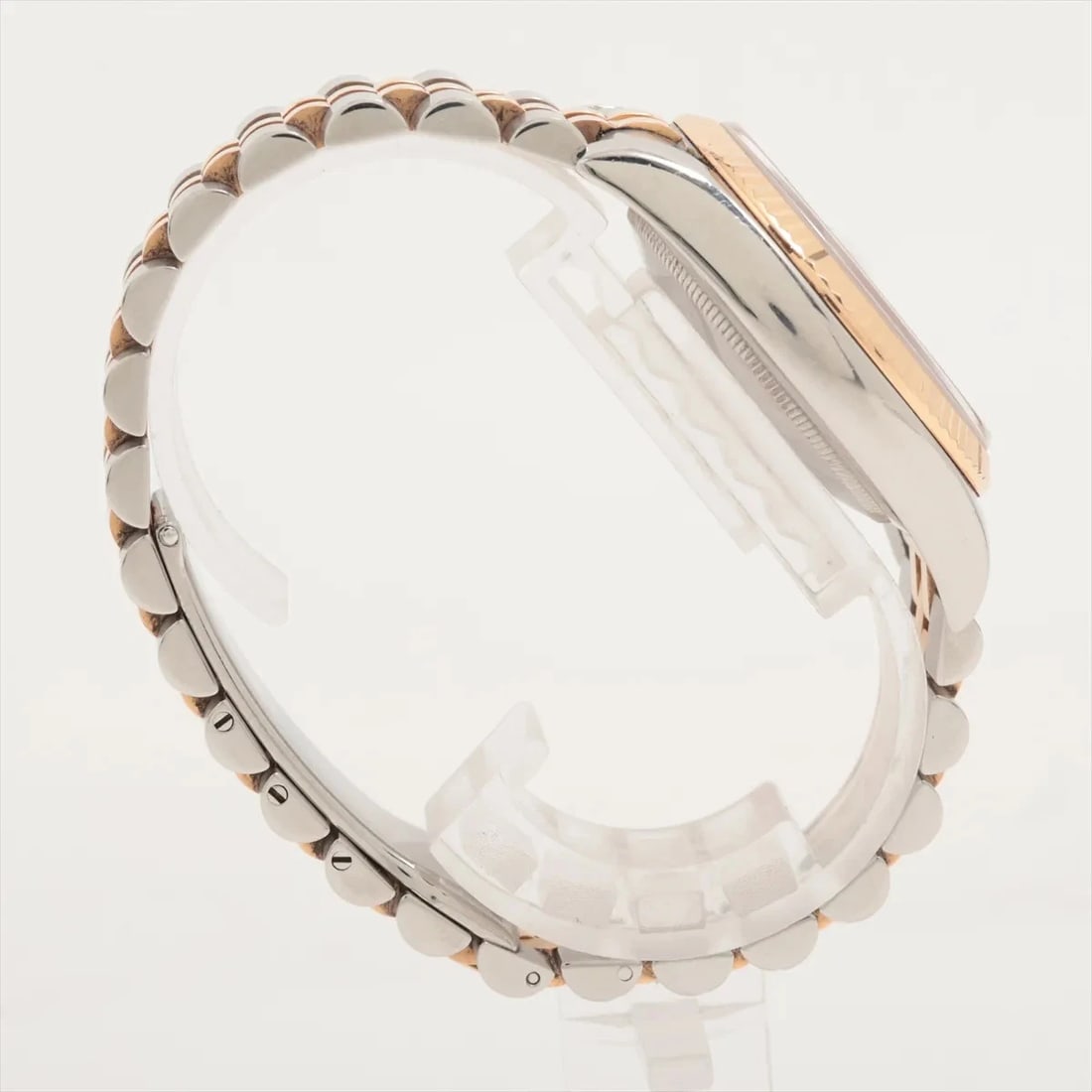 ROLEX DATEJUST PG×SS BLUE ENGRAVED COMPUTER - 3