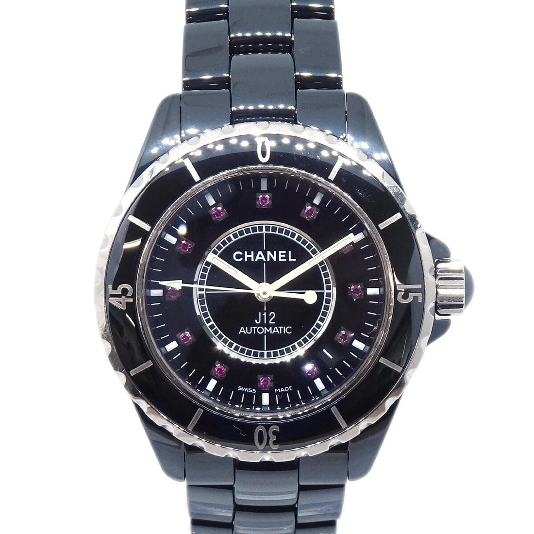 CHANEL J12 WATCH CERAMIC RUBY - 2