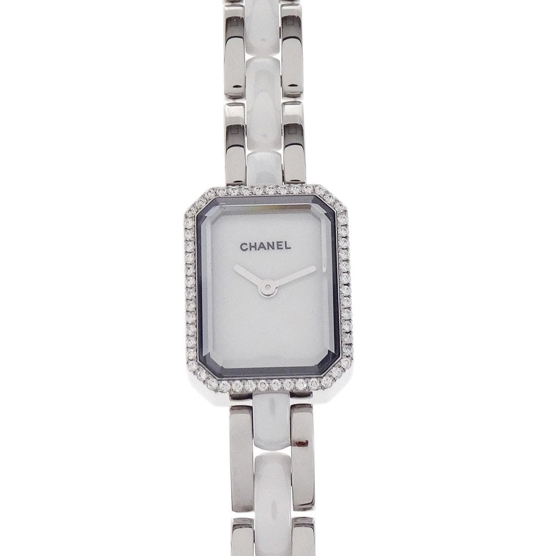 CHANEL WATCH CERAMIC: Chanel Watch Ceramic Brand: CHANEL Type: Wristwatch Material: Band Material Ceramic, Stainless Steel, Case Material Stainless Steel Color: Band Color Silver, White, Dial Color White Case Color Silv