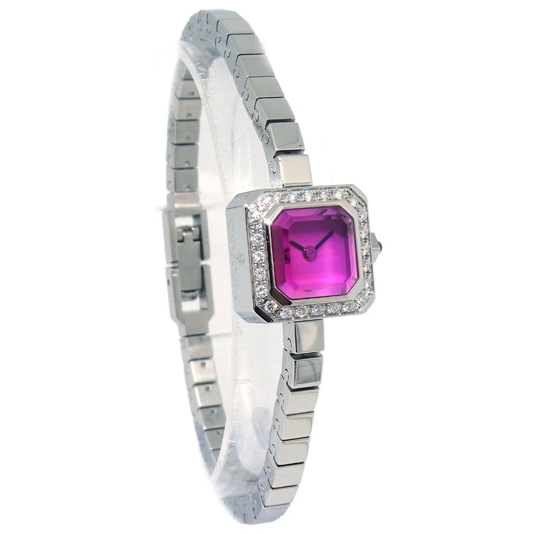 CORUM WATCH SS DIAMOND: Corum Watch SS Diamond Brand: Corum Type: Wristwatch Material: Band Material Stainless Steel, Case Material Stainless Steel Color: Band Color Silver, Dial Color Pink Case Color Silver Size: