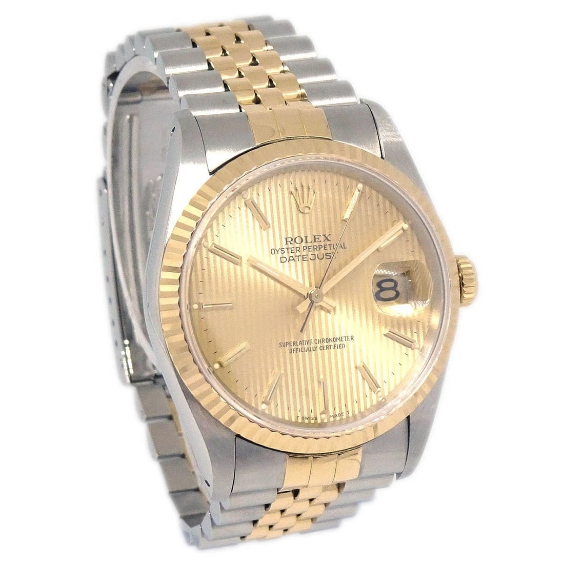 ROLEX OYSTER PERPETUAL WATCH SS 18K: Rolex Oyster Perpetual Watch SS 18K Brand: Rolex Type: Wristwatch Material: Band Material Stainless Steel, Yellow Gold, Case Material Stainless Steel, Yellow Gold Color: Band Color Gold, Silver, Di