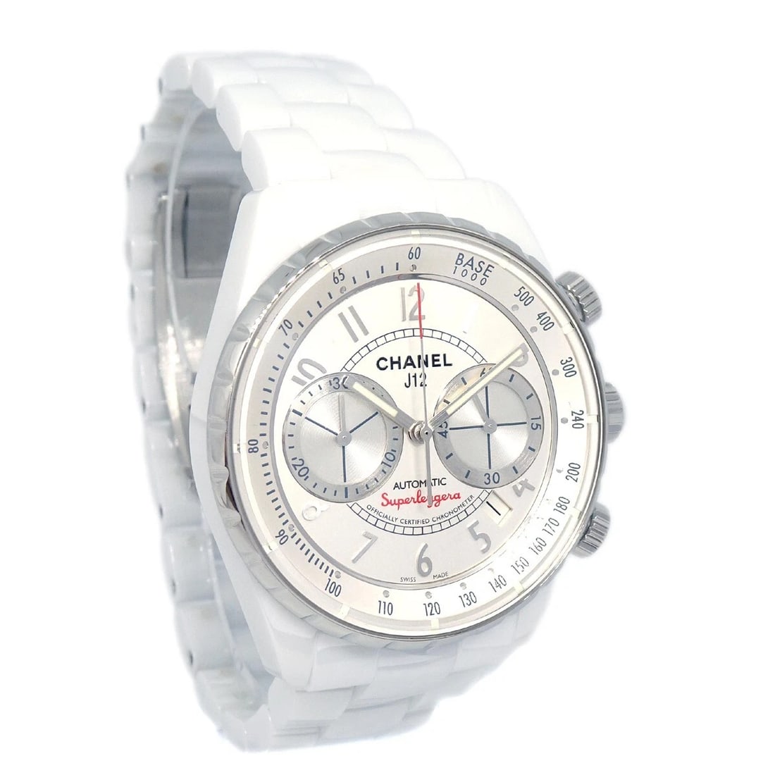 CHANEL WATCH CERAMIC SS: Chanel Watch Ceramic SS Brand: CHANEL Type: Wristwatch Material: Band Material Ceramic, Case Material Ceramic Color: Band Color White, Dial Color White Case Color White Size: Case: Diameter 41