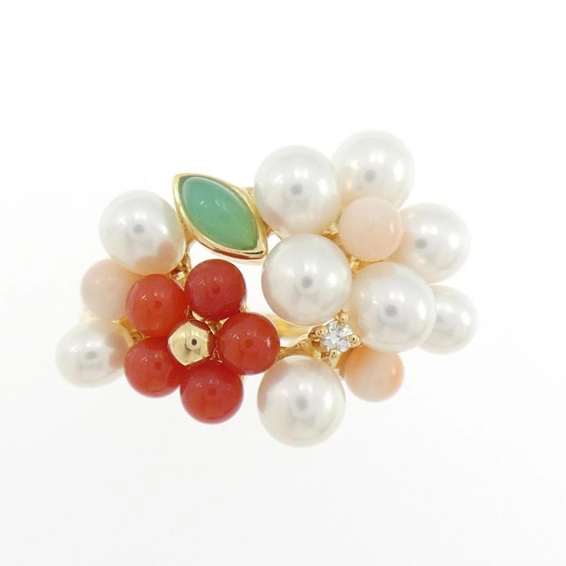 TASAKI COLORED STONE RING - 2