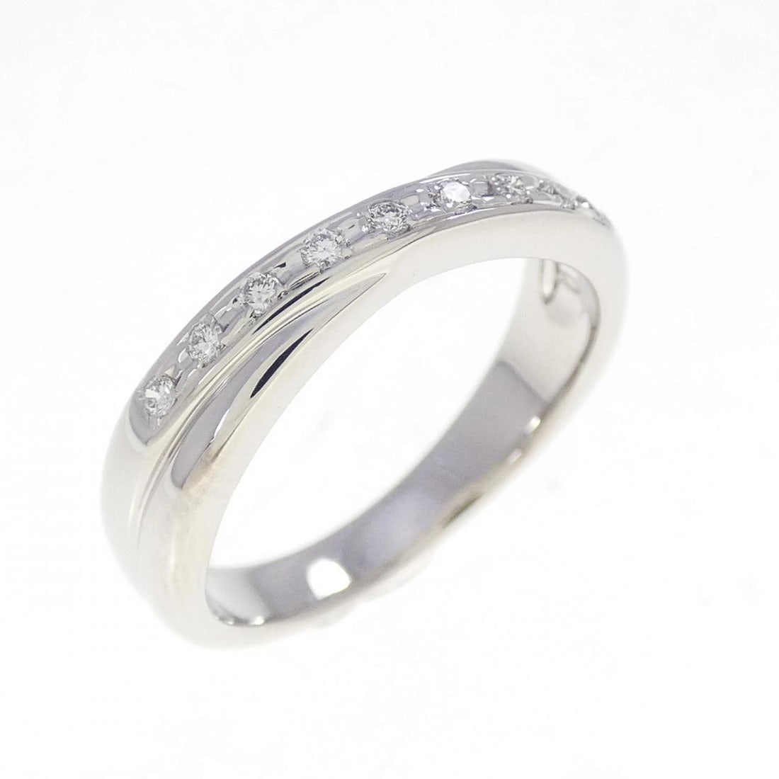 TASAKI DIAMOND RING: Tasaki Diamond Ring Brand: TASAKI Type: Ring Material: Platinum900, Main Stone/Creation Natural Color: Platinum Size: US 5 1/4 Accessories: None Accessories Notice: When purchasing pre-own