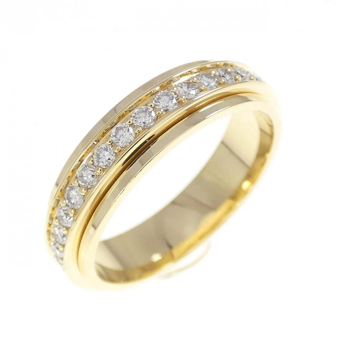 PIAGET POSSESSION RING: PIAGET Possession ring Brand: PIAGET Type: ring Material: 750 yellow gold, Main Stone/Creation Natural Color: Yellow Gold Size: US 5 1/4 Accessories: None Accessories Notice: When purchasing