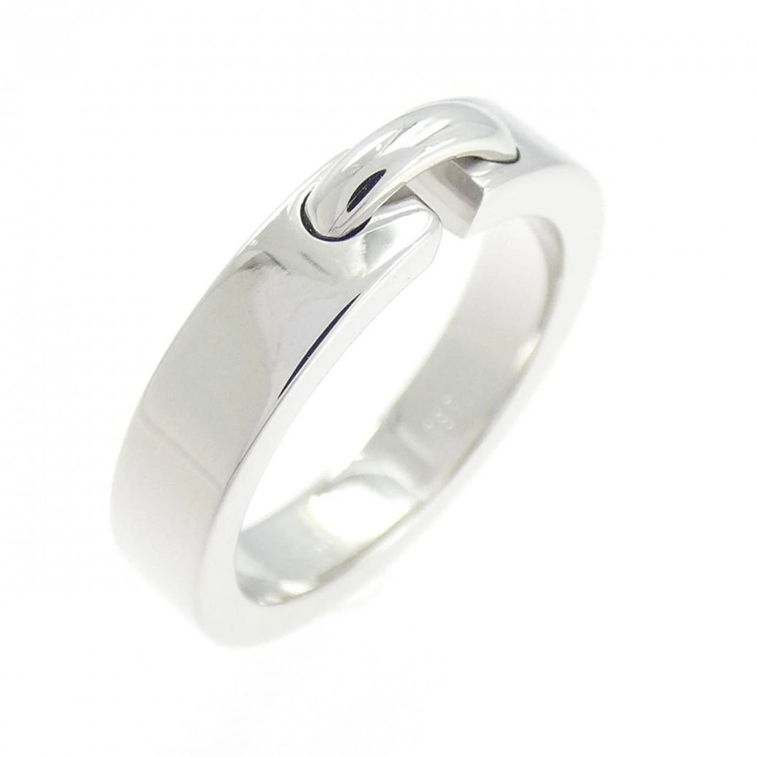 CHAUMET LIEN EVIDENCE RING: Chaumet Lien Evidence Ring Brand: Chaumet Type: Ring Material: 750 white gold, Color: white Size: US 3 3/4 Accessories: None Accessories Notice: When purchasing pre-owned goods, please ref