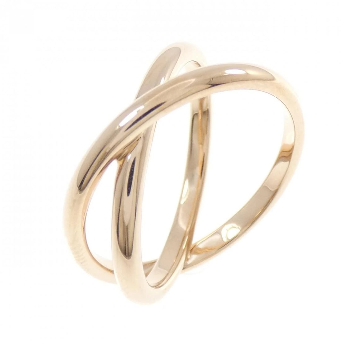 MIKIMOTO CROSSING BAND RING: MIKIMOTO Crossing Band Ring Brand: MIKIMOTO Type: Ring Material: K18 Pink Gold, Color: Pink Gold Size: US 7 1/4 Accessories: None Accessories Notice: When purchasing pre-owned goods, please
