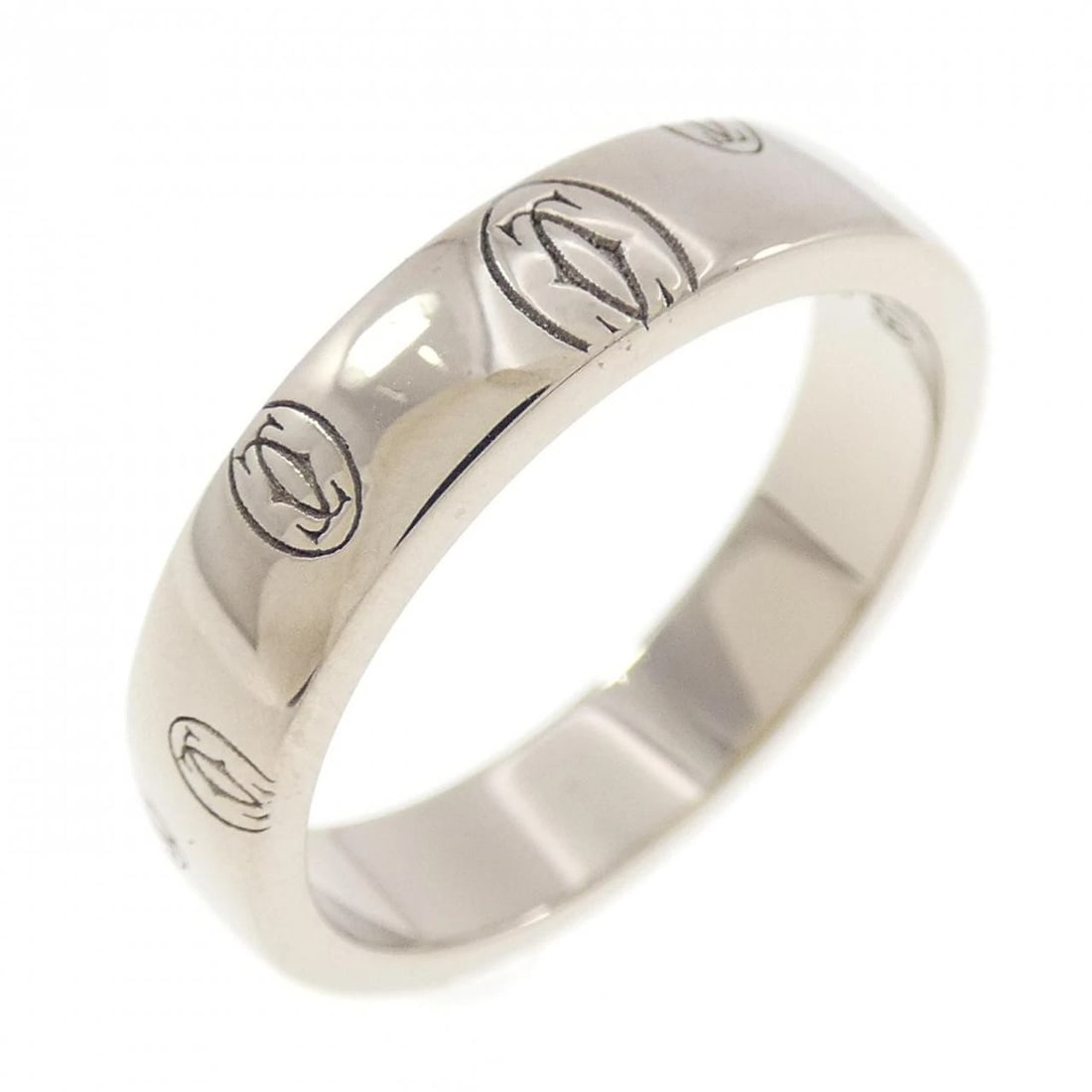 CARTIER HAPPY BIRTHDAY RING: Cartier Happy Birthday Ring Brand: CARTIER Type: Ring Material: 750 white gold, Color: white gold Size: US 5 Accessories: None Accessories Notice: When purchasing pre-owned goods, please