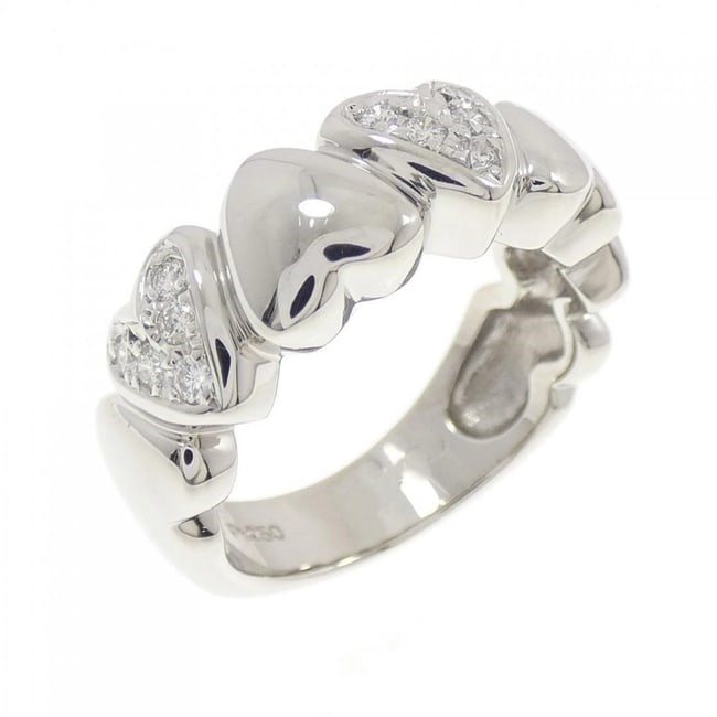 MIKIMOTO HEART DIAMOND RING: Mikimoto Heart Diamond Ring Brand: MIKIMOTO Type: Ring Material: Platinum950, Color: pt Size: US 5.5 Accessories: None Accessories Notice: When purchasing pre-owned goods, please refer to the