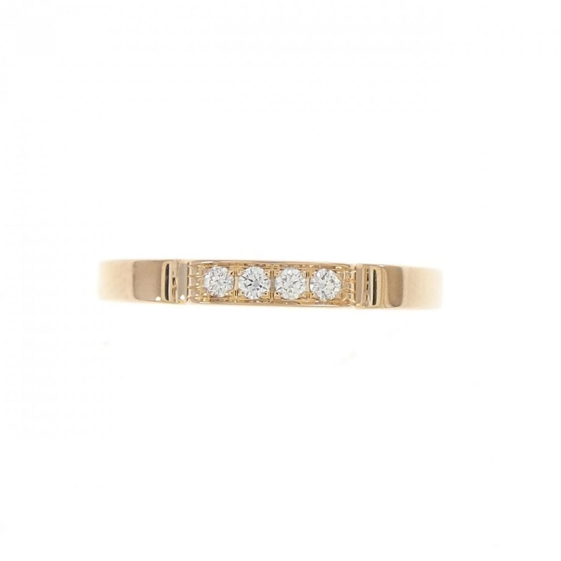 CARTIER MAILLON PANTHERE RING: Cartier Maillon PANTHERE Ring Brand: CARTIER Type: Ring Material: 750 Pink Gold, Main Stone/Creation Natural Color: pink Size: US 4 Accessories: None Accessories Notice: When purchasing