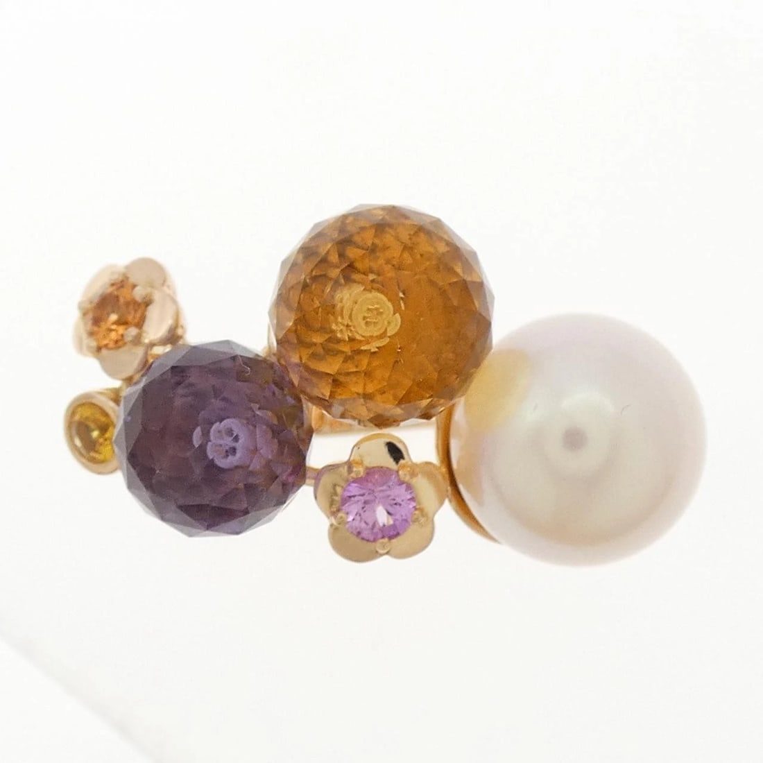 CHANEL COLORED STONE RING - 2