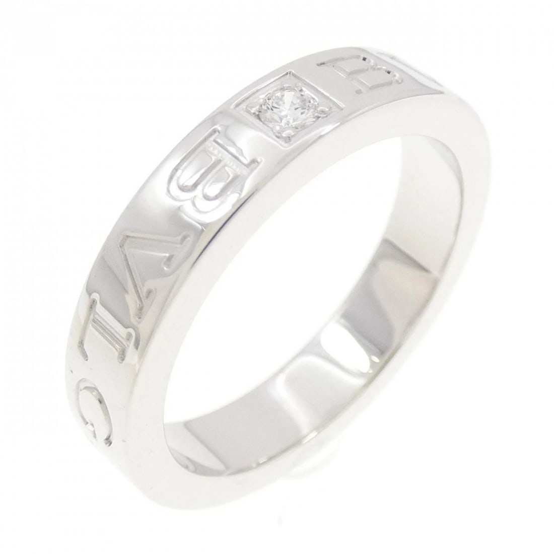BVLGARI B.ZERO1 RING: Bvlgari B.zero1 Ring Brand: BVLGARI Type: Ring Material: 750 white gold, Main Stone/Creation Natural Color: white Size: US 5 1/2 Accessories: None Accessories Notice: When purchasing