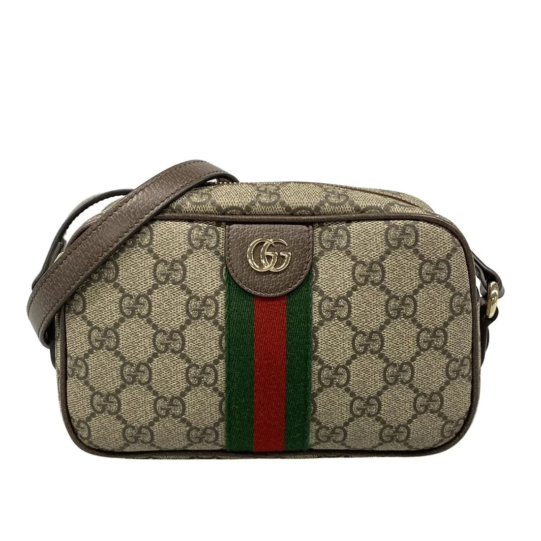 GUCCI OPHIDIA SMALL CAMERA BAG BEIGE EBONY DARK BROWN PVC LEATHER: GUCCI Ophidia Small Camera Bag Beige Ebony Dark Brown PVC Leather Brand: GUCCI Type: Shoulder Bag Material: PVC, Leather Color: Beige, Ebony, Dark Brown Size: Height : 4.92 inch (12.5 cm) Width :
