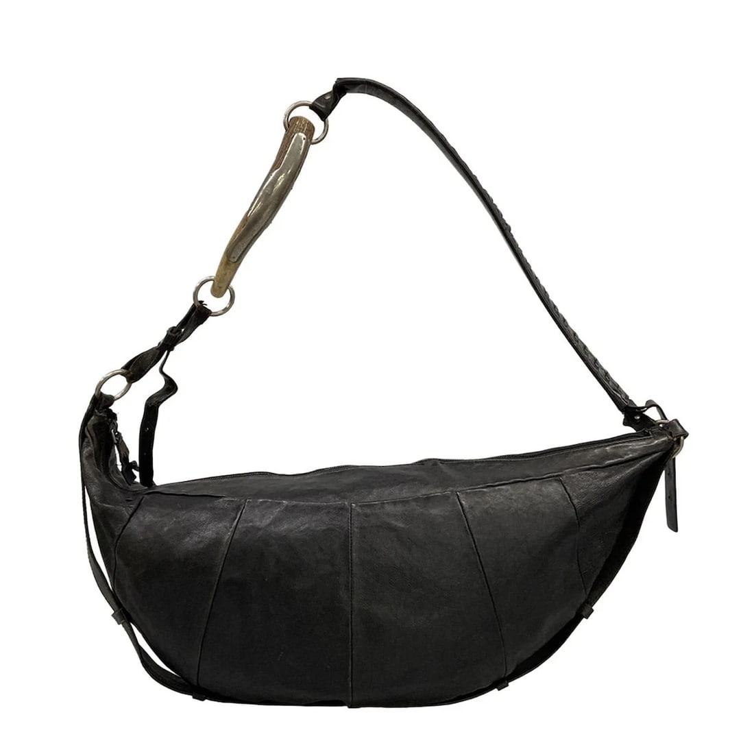 YVESSAINTLAURENT RIVEGAUCHE MOMBASA BLACK LEATHER SHOULDER BAG: YvesSaintLaurent rivegauche Mombasa Black Leather Shoulder Bag Brand: YvesSaintLaurent rivegauche (YSL) Type: Shoulder Bag Material: Leather Color: Black Size: Height : 10.43 inch (26.5 cm) Width