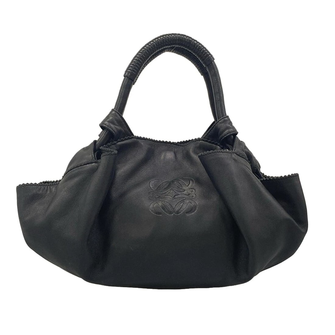 LOEWE NAPPA AIRE BLACK NAPPA LEATHER - HANDBAG: LOEWE Nappa Aire Black Nappa Leather - Handbag Brand: LOEWE Type: Handbag Material: Nappa Leather Color: Black Size: Height : 9.45 inch (24 cm) Width : 13.98 inch (35.5 cm) Depth : 8.27 inch