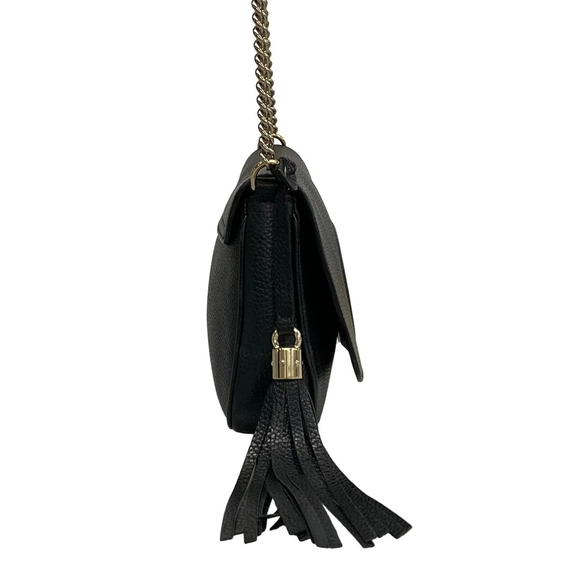 GUCCI SOHO BLACK LEATHER - SHOULDER BAG - 2