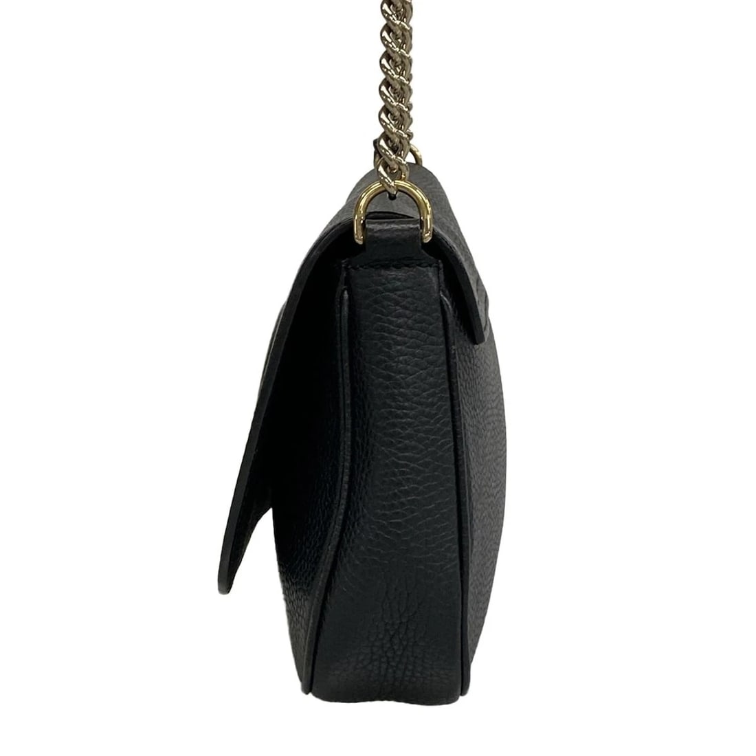 GUCCI SOHO BLACK LEATHER - SHOULDER BAG - 4