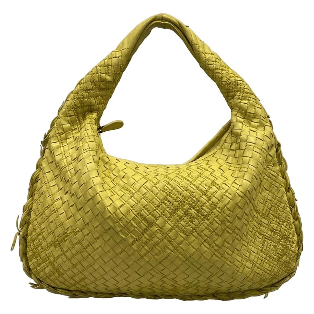 BOTTEGA VENETA VENETA BAG - YELLOW LEATHER HANDBAG: BOTTEGA VENETA Veneta bag - Yellow Leather Handbag Brand: BOTTEGA VENETA Type: Handbag Material: Leather Color: Yellow Size: Height : 10.24 inch (26 cm) Width : 15.75 inch (40 cm) Depth : 0.98 inc