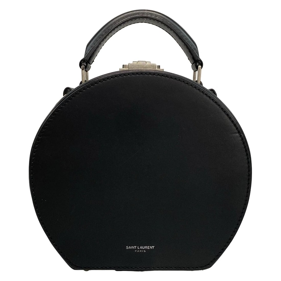 SAINT LAURENT PARIS 2WAY BLACK LEATHER WOMEN'S HANDBAG (1 of 7)