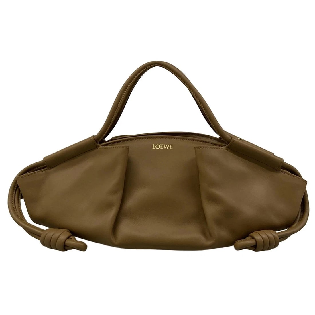 LOEWE PASEO BAG SMALL BROWN SHINY NAPA CALF - HANDBAG: LOEWE Paseo Bag Small Brown Shiny Napa Calf - Handbag Brand: LOEWE Type: Handbag Material: Shiny Napa Calf Color: Brown Size: Height : 6.3 inch (16 cm) Width : 13.39 inch - 14.96 inch Depth : 6.3