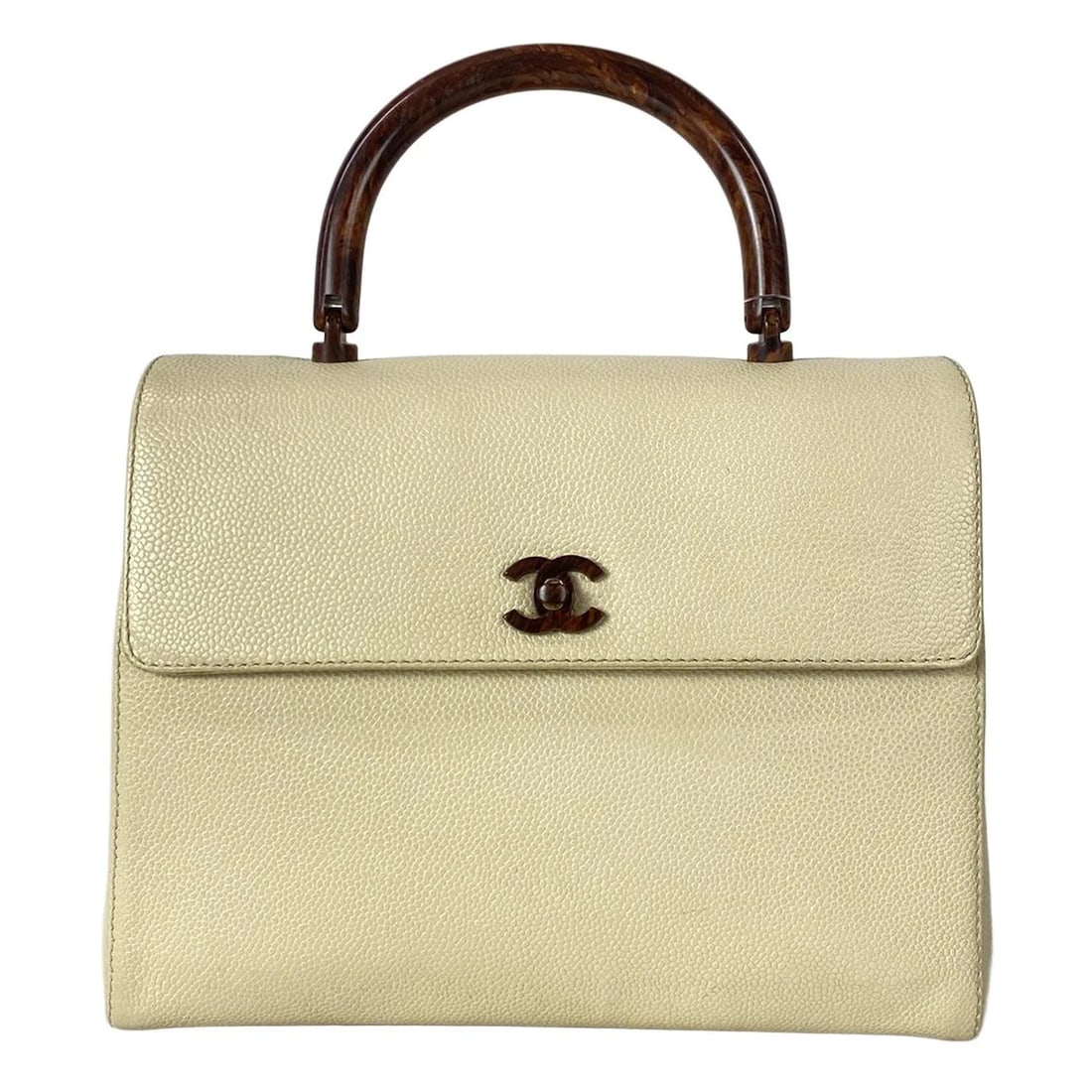 CHANEL TRAPEZOIDAL BAG CREAM CALFSKIN HANDBAG: CHANEL Trapezoidal bag Cream Calfskin Handbag Brand: CHANEL Type: Handbag Material: Calfskin Color: Cream Size: Height : 8.07 inch (20.5 cm) Width : 9.25 inch (23.5 cm) - 10.24 inch (26 cm) Depth