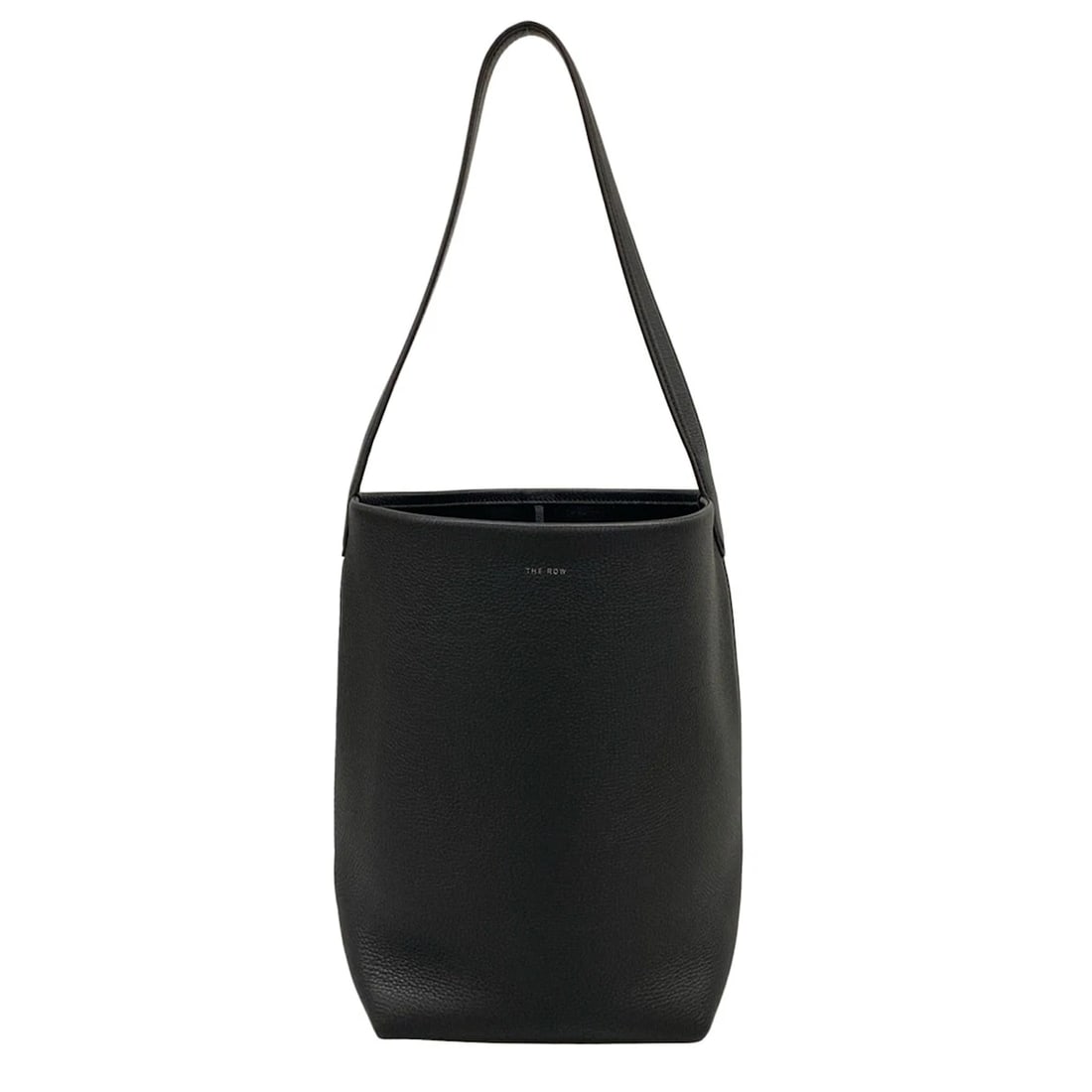 THE ROW MEDIUM N/S PARK TOTE BLACK GRAIN CALFSKIN LEATHER - TOTE BAG: THE ROW Medium N/S Park Tote Black Grain Calfskin Leather - Tote Bag Brand: THE ROW Type: Tote Bag Material: Grain Calfskin Leather Color: Black Size: Height : 10.83 inch (27.5 cm) Width : 6.69 in