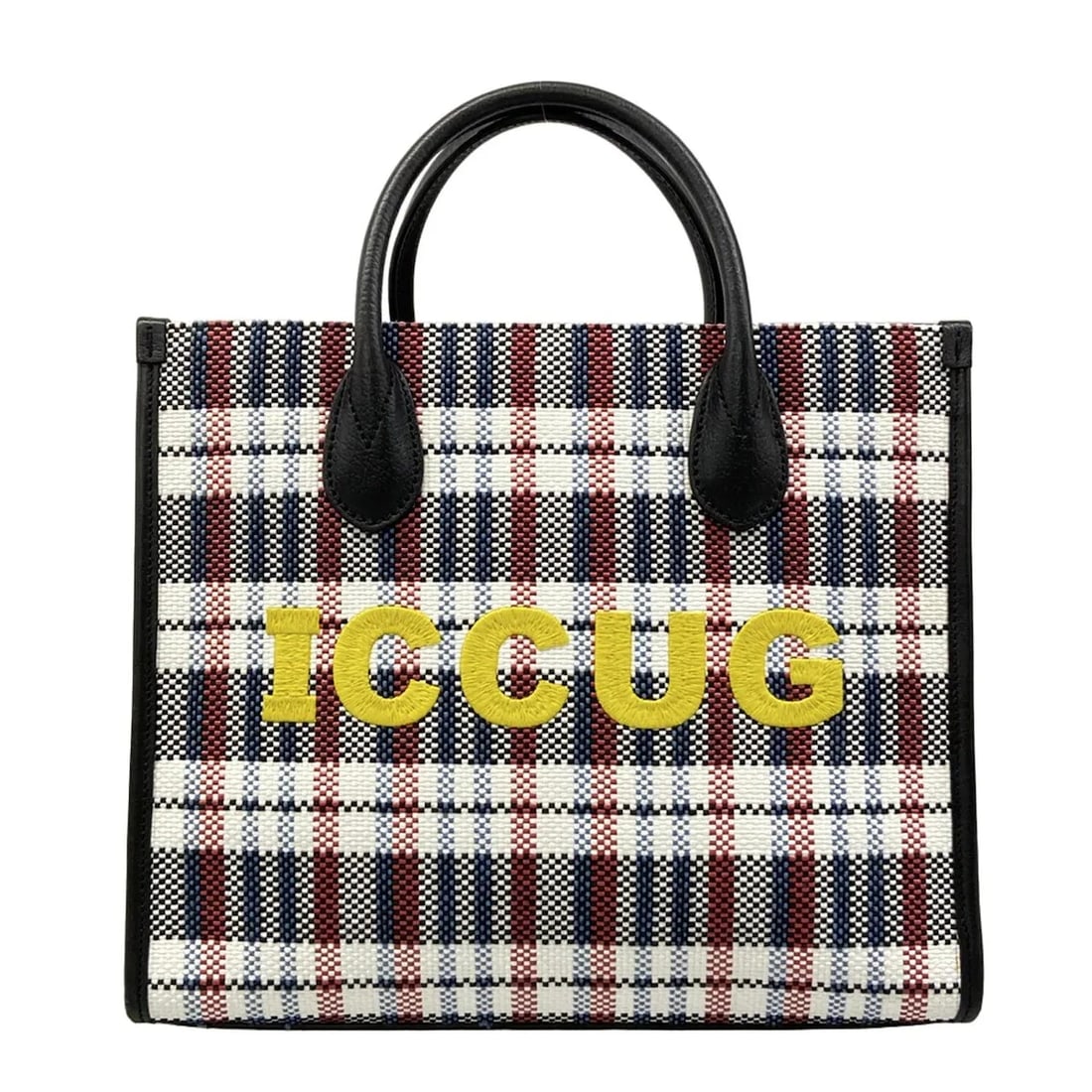 GUCCI SMALL TOTE BAG WHITE BLACK MULTI COTTON LEATHER TOTE BAG: GUCCI Small Tote Bag White Black Multi Cotton Leather Tote Bag Brand: GUCCI Type: Tote Bag Material: Cotton, Leather Color: White, Black, Multi Size: Height : 10.04 inch (25.5 cm) Width : 12.2 inc