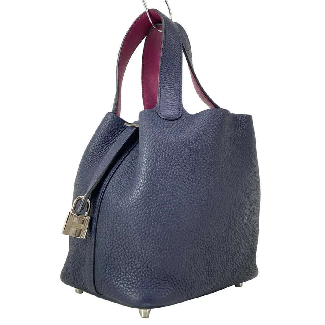 HERMES PICOTIN LOCK ECRAT PM - BLUE NUIT ROSE PURPLE TAURILLON (1 of 10)