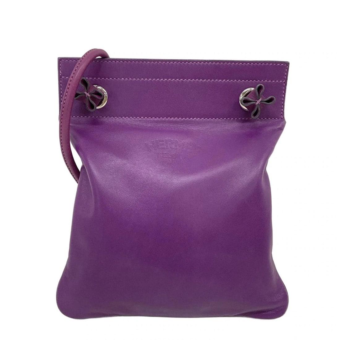 HERMES ALINE MINI - ANEMONE AGNEAU MILO VEAU SWIFT SHOULDER BAG: HERMES Aline Mini - Anemone Agneau Milo Veau Swift Shoulder Bag Brand: HERMES Type: Shoulder Bag Material: Agneau Milo, Veau Swift Color: Anemone Size: Height : 9.06 inch (23 cm) Width: 7.28" (18.