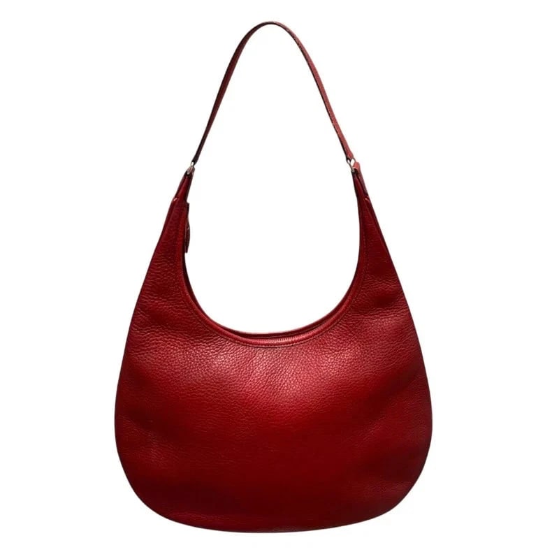 HERMES GAO ROUGE H FJORD SHOULDER BAG: HERMES Gao Rouge H Fjord Shoulder Bag Brand: HERMES Type: Handbag Material: Fjord Color: Rouge H Size: W: 33cm / H: 36cm / D: 12cm Accessories: None Accessories Notice: When purchasing pre