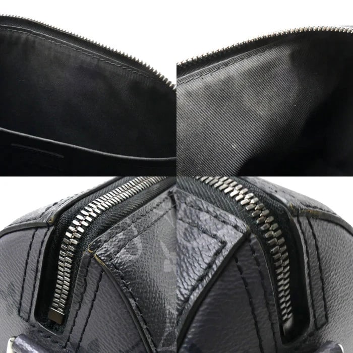 LOUIS VUITTON CITY KEEPALL SHOULDER BAG MONOGRAM ECLIPSE - 4