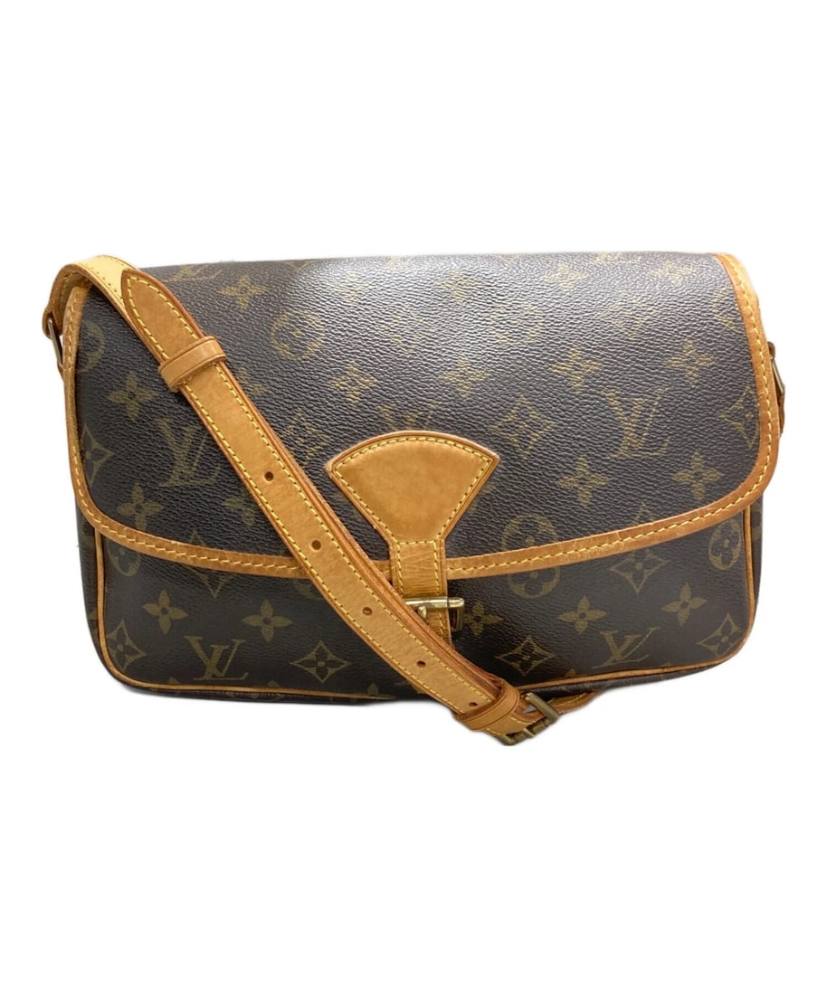 LOUIS VUITTON SHOULDER BAG: LOUIS VUITTON Shoulder Bag Brand: LOUIS VUITTON Type: Handbag Material: none Color: Brown Size: H:15cm / W:27cm / D:8.5cm Accessories: None Accessories Notice: When purchasing pre-owned go