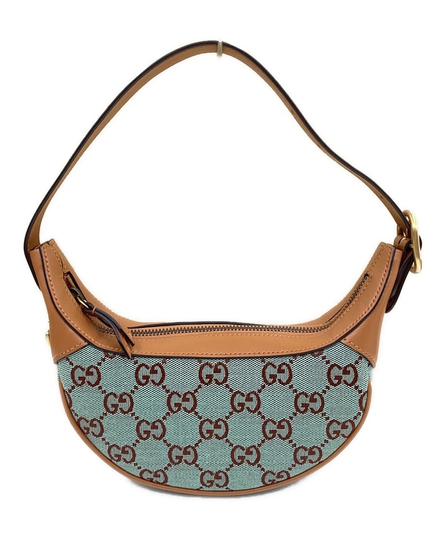 GUCCI OPHIDIA SHOULDER BAG: GUCCI Ophidia Shoulder Bag Brand: GUCCI Type: Handbag Material: none Color: Blue X Brown Size: H:9.5cm / W:19cm / D:5cm [ Handle size ] 17.8cm Accessories: None Accessories Notice: When pu