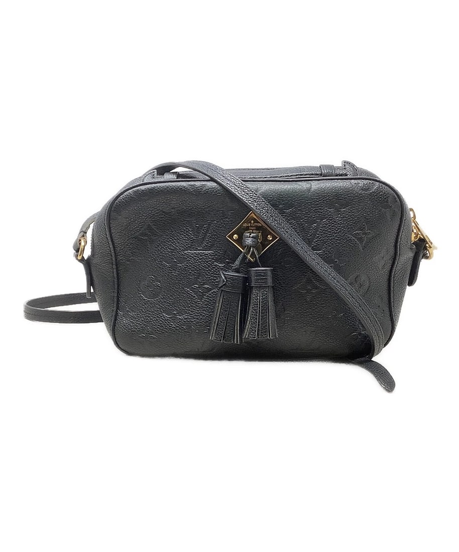 LOUIS VUITTON SHOULDER BAG MONOGRAM EMPREINTE SAINTONGE: LOUIS VUITTON Shoulder Bag Monogram Empreinte Saintonge Brand: LOUIS VUITTON Type: Handbag Material: none Color: Noir Size: H:14cm / W:25cm / D:7cm Accessories: None Accessories Notice: When