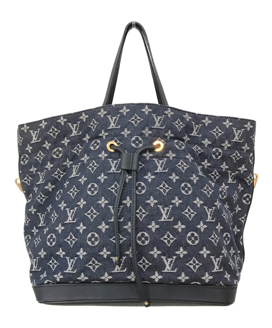 LOUIS VUITTON NÉONOÉ MM TOTE BAG: LOUIS VUITTON NéoNoé MM Tote Bag Brand: LOUIS VUITTON Type: Handbag Material: none Color: Indigo / Monogram Denim Size: H:31.0cm / W:31.0cm / D:20.0cm [ Handle size ] 20.0cm Accessories: None
