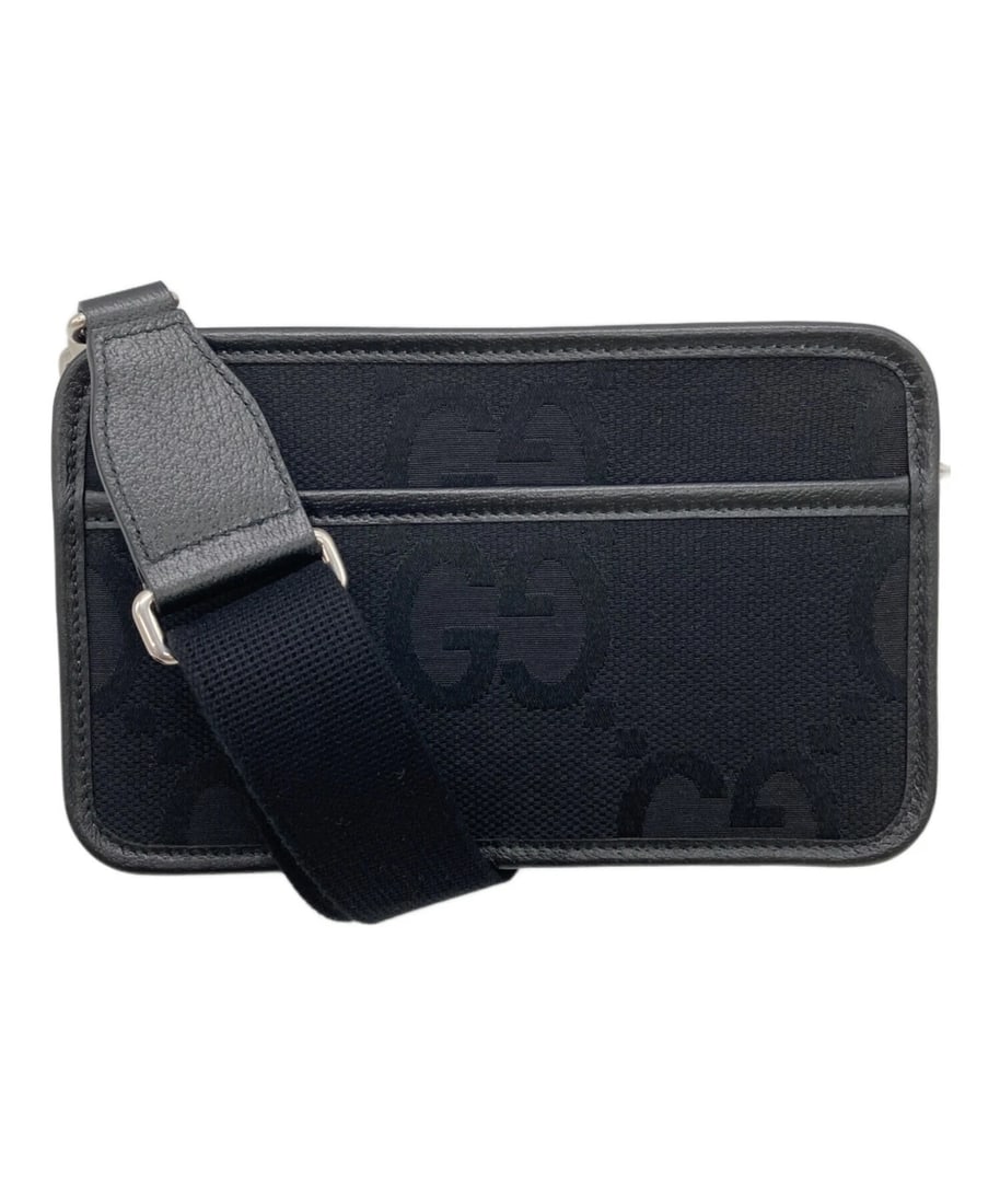 GUCCI SHOULDER BAG: GUCCI Shoulder Bag Brand: GUCCI Type: Handbag Material: none Color: Black Size: H:14.0cm / W:21.5cm / D:6.0cm Accessories: None Accessories Notice: When purchasing pre-owned goods, please