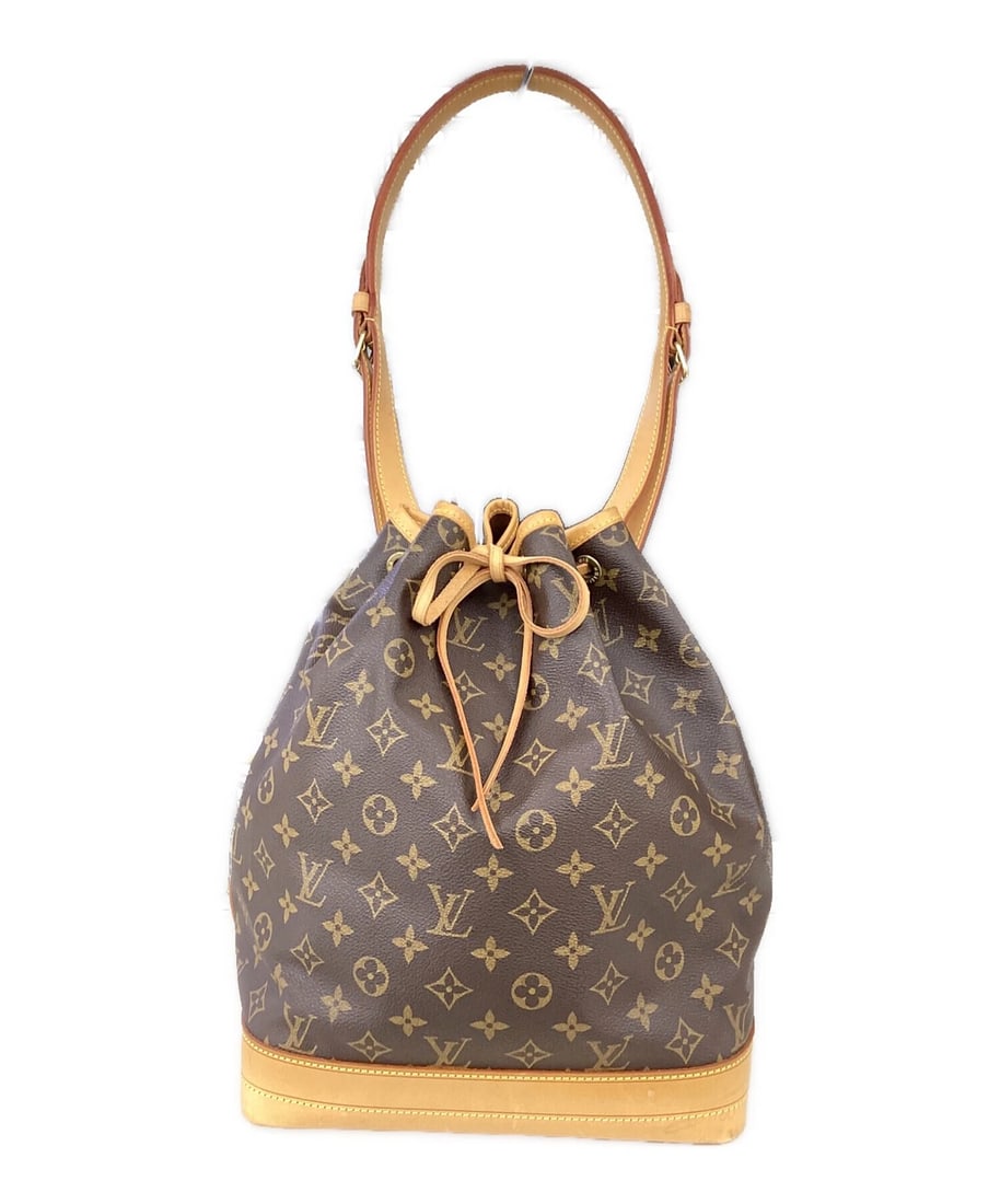 LOUIS VUITTON MONOGRAM NOE SHOULDER BAG: LOUIS VUITTON Monogram Noe Shoulder Bag Brand: LOUIS VUITTON Type: Handbag Material: none Color: Brown Size: H:34cm / W:27cm / D:20cm Accessories: None Accessories Notice: When purchasing