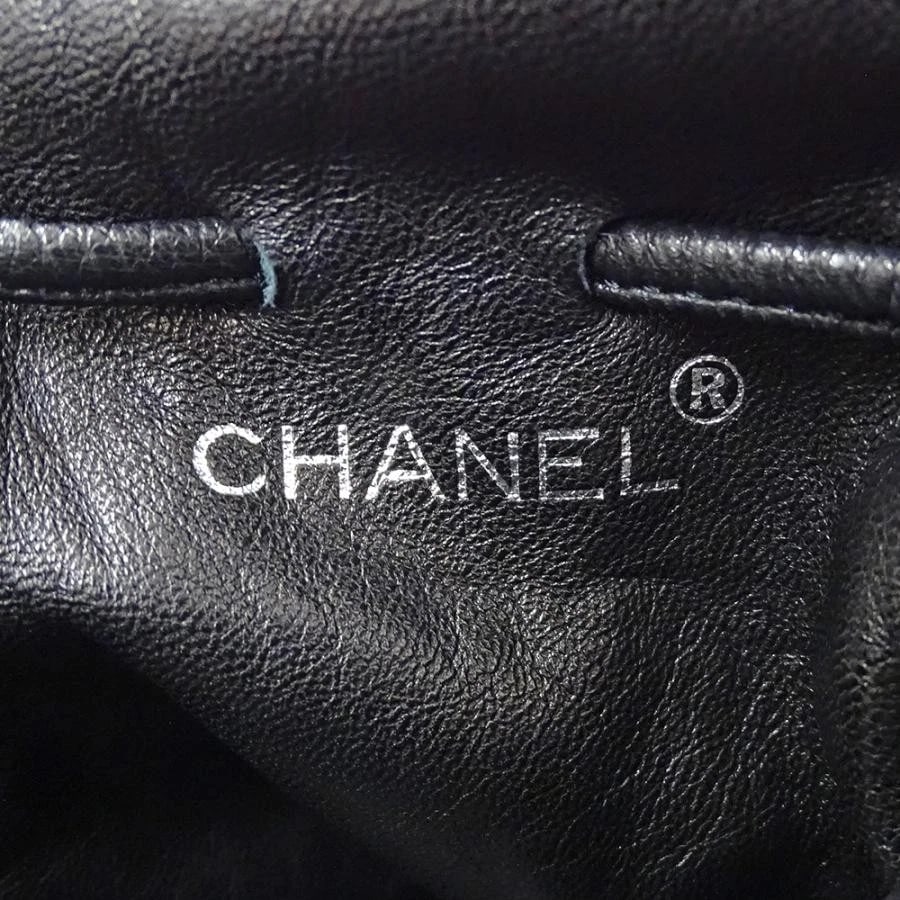 CHANEL LAMBSKIN SHW DRAWSTRING POUCH - 5