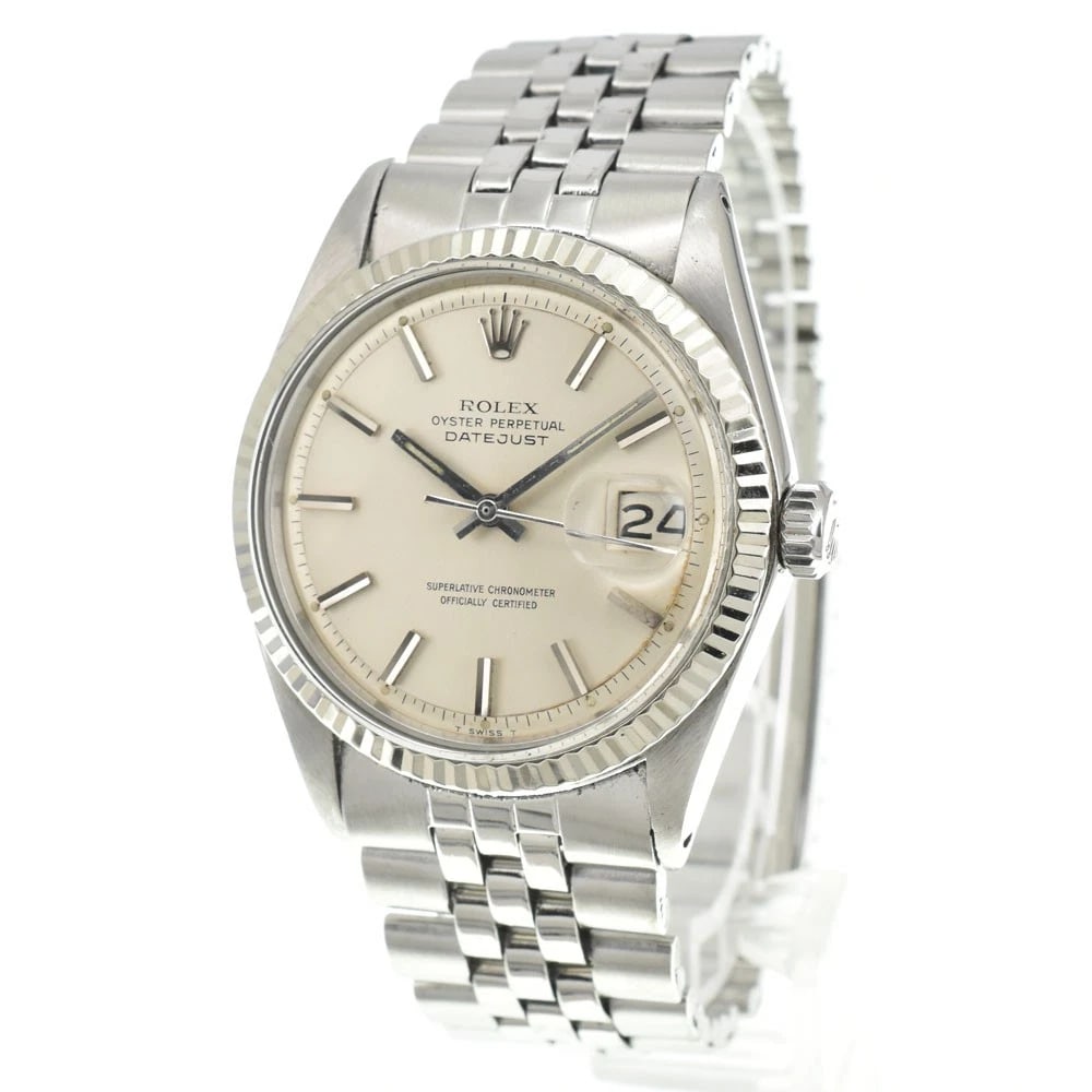 ROLEX DATEJUST SILVER WATCH - 2