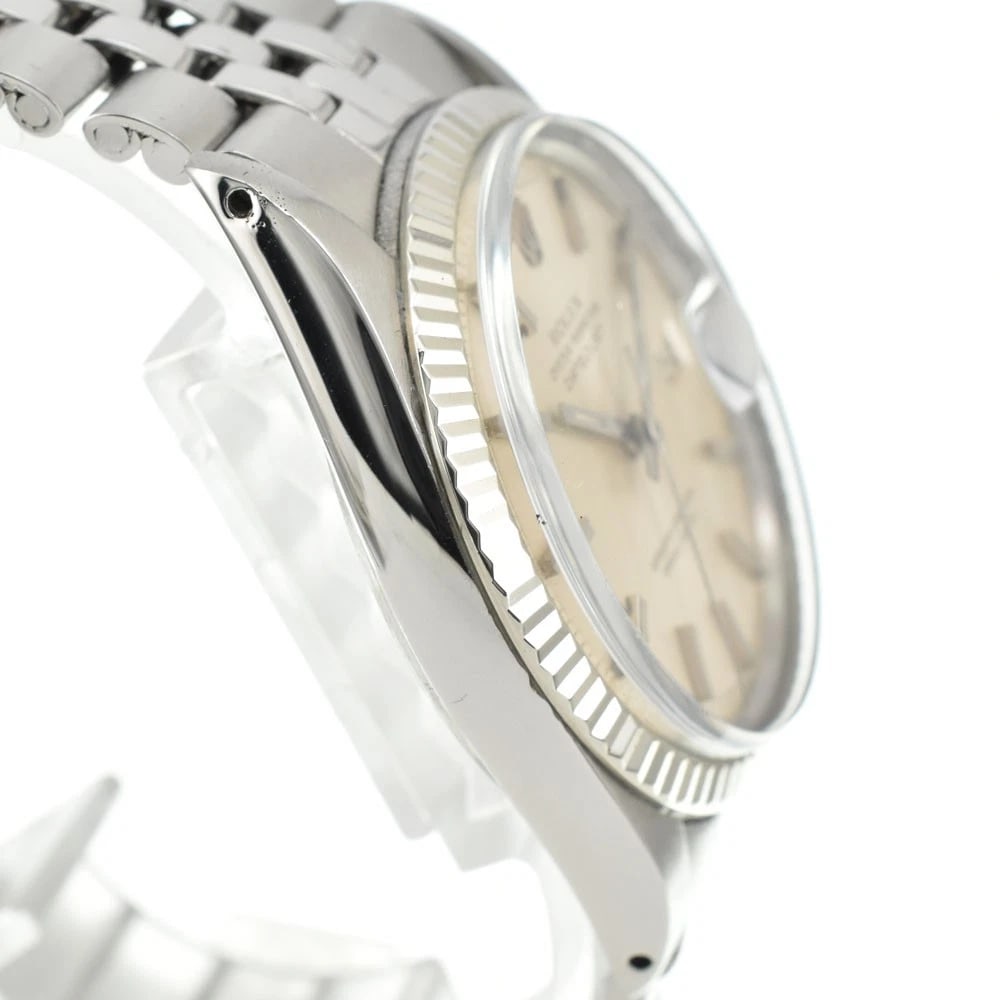 ROLEX DATEJUST SILVER WATCH - 4
