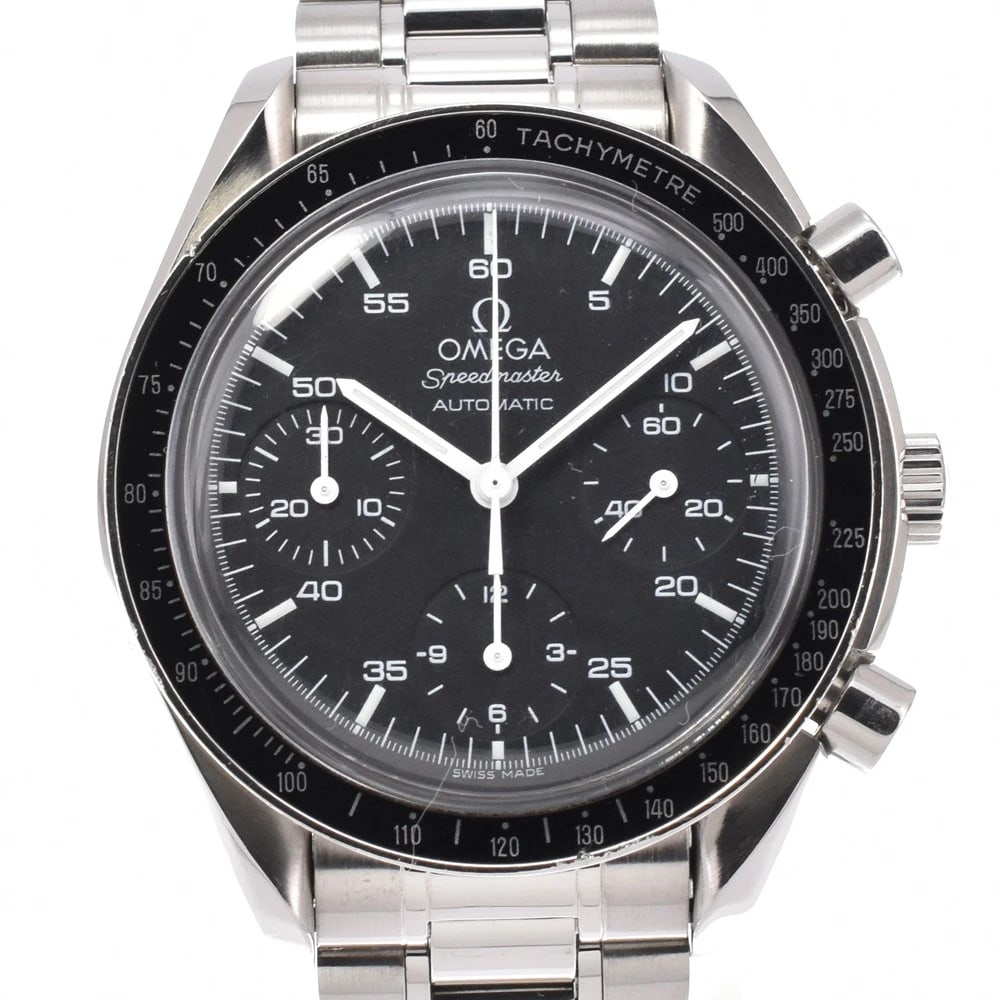OMEGA SPEEDMASTER CHRONOGRAPH BLACK WATCH (1 of 4)