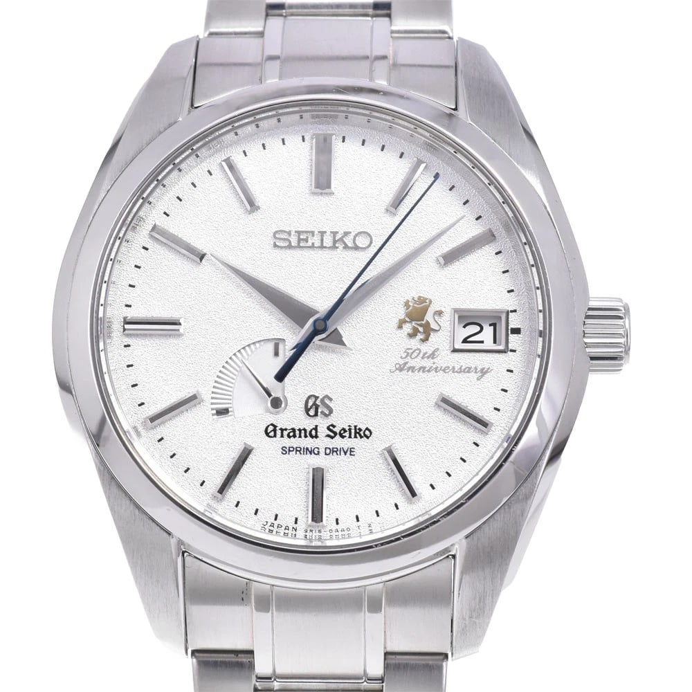 SEIKO GRAND WATCH: SEIKO Grand Watch Brand: SEIKO Type: Wristwatch Material: Band Material Stainless Steel, Case Material Stainless Steel Color: Dial Color silver Size: Case size About 40mm (1.6inch) (not including